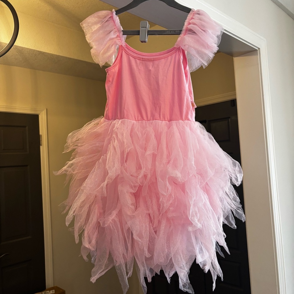 Lola + The Boys x Wicked Glinda Pink Tulle Tutu Dress | Girls 8 - Picture 8 of 15